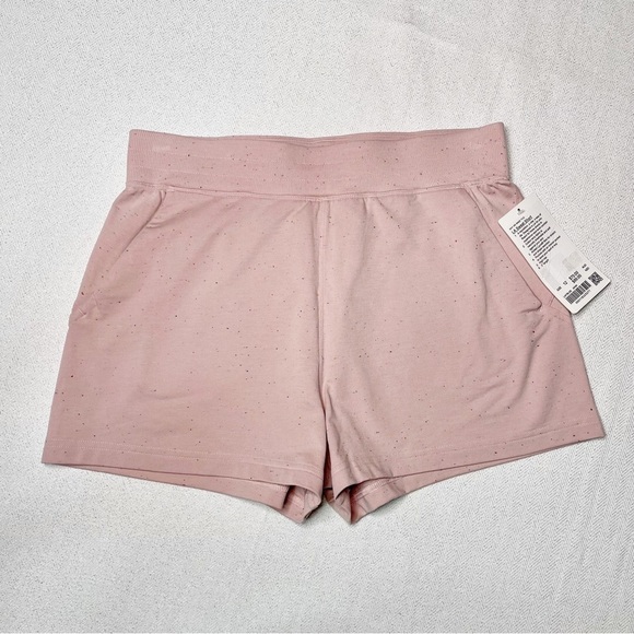 Lululemon High Rise Shorts LA Sweat Terry Cloth Short Mink Berry 12 NWT - Picture 4 of 10